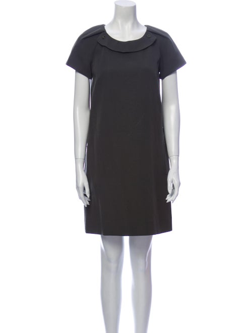 Chloé Silk Mini Dress Green