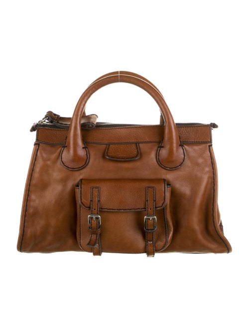 Chloé Leather Edith Bag Brown