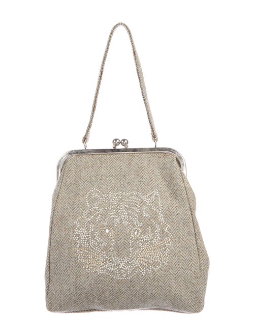Chloé Studded Frame Bag Grey