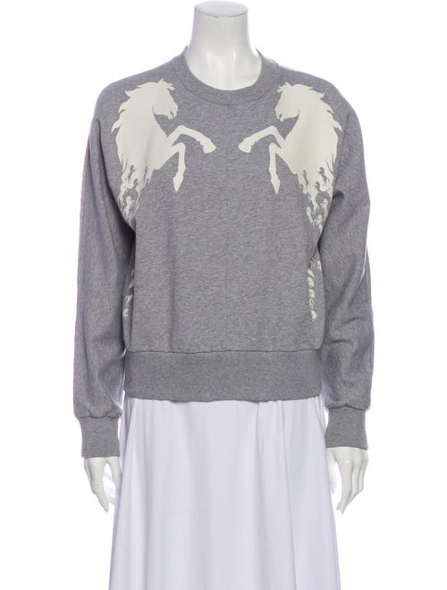 Chloé 2019 Graphic Print Sweatshirt Grey
