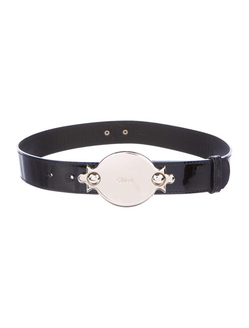 Chloé Patent Leather Hip Belt Black