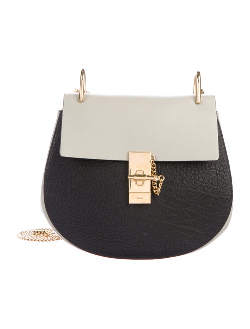 Chloé Leather Drew Crossbody Bag Black