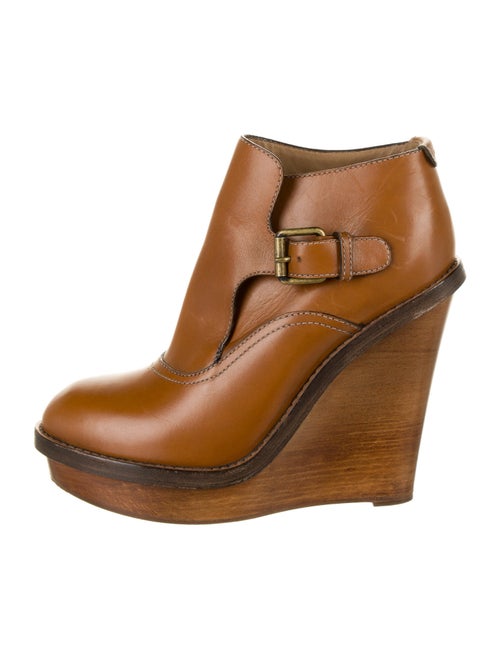 Chloé Leather Boots Brown