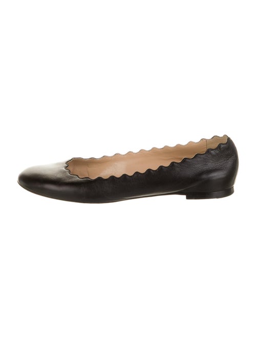 Chloé Leather Ballet Flats Black