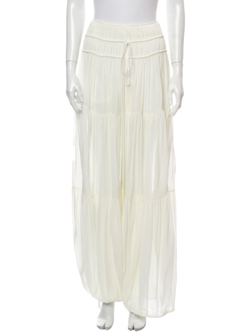 Chloé High-Rise Straight Leg Jeans White