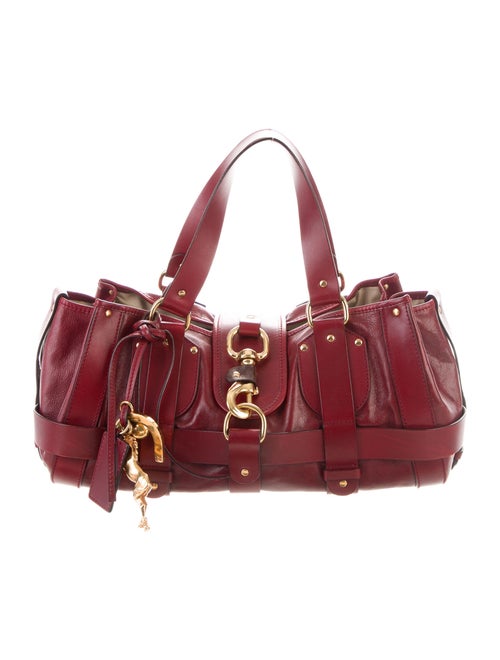 Chloé Kerala Equipped Leather Bag Red