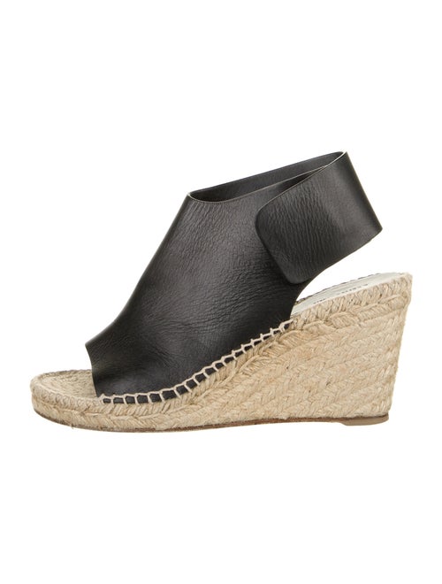 Chloé Leather Espadrilles Black