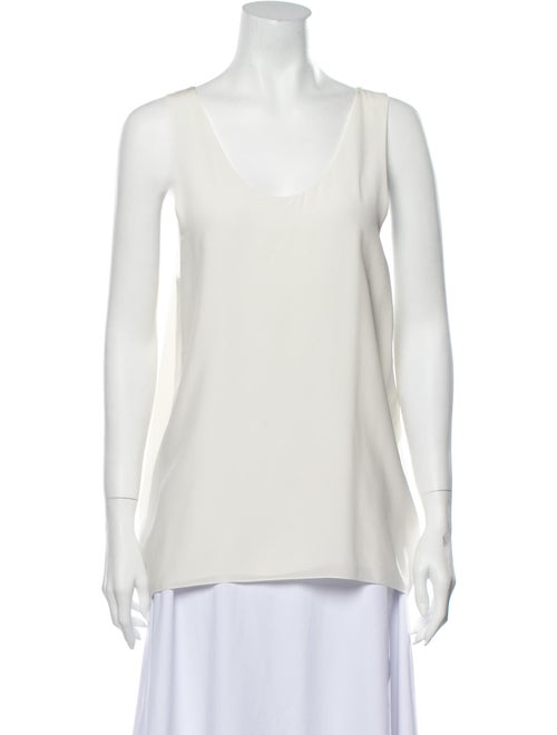 Chloé Silk Scoop Neck Top