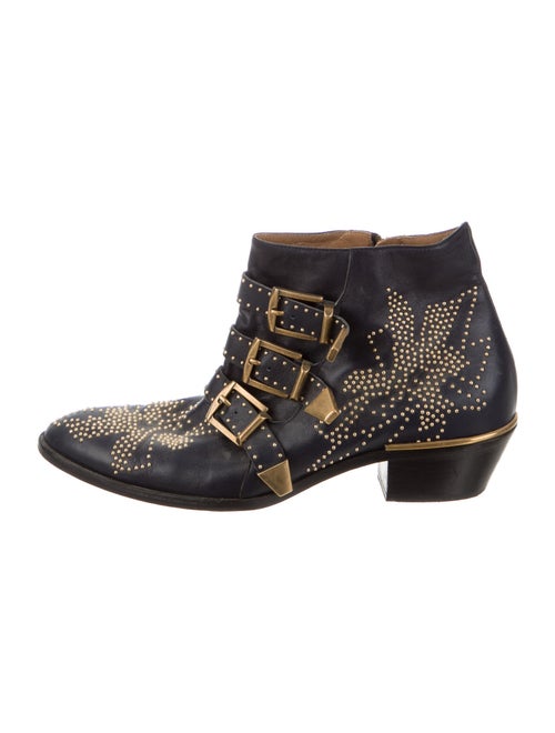 Chloé Leather Boots Black