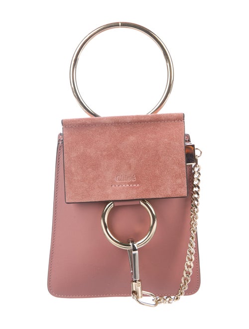 Chloé Mini Faye Bracelet Bag Purple