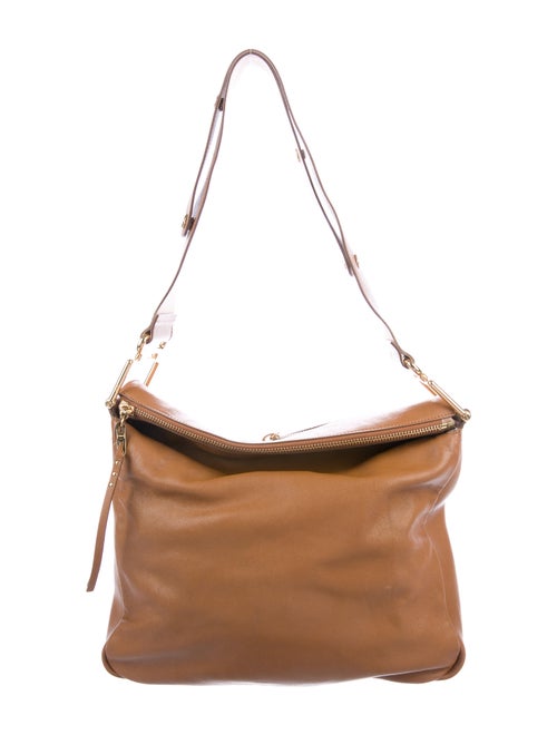 Chloé Leather Vanessa Shoulder Bag Brown