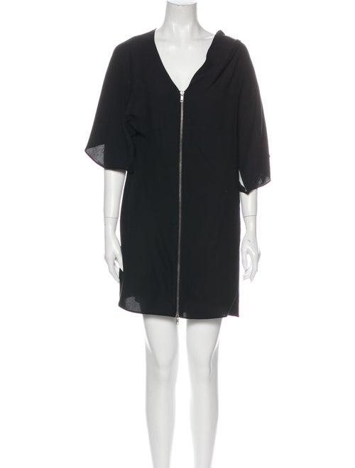 Chloé Silk Mini Dress Black