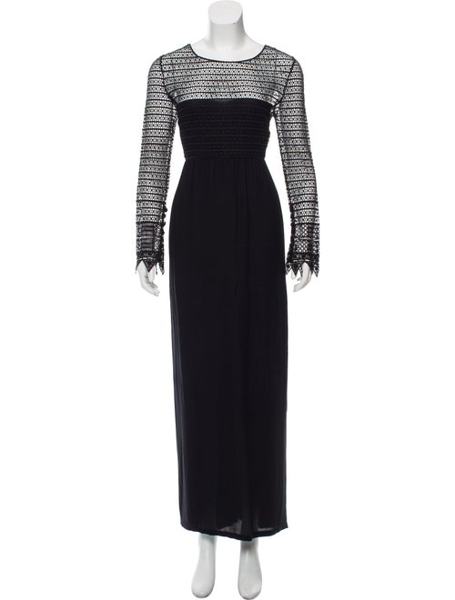 Chloé Lace Maxi Dress Black
