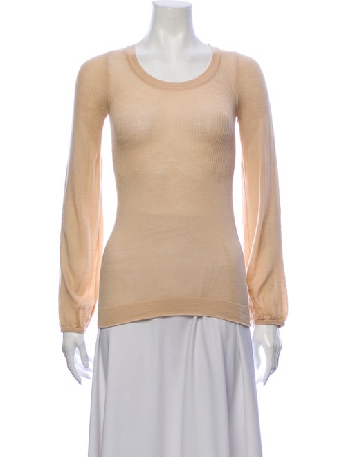 Chloé Merino Wool Scoop Neck Sweater Wool