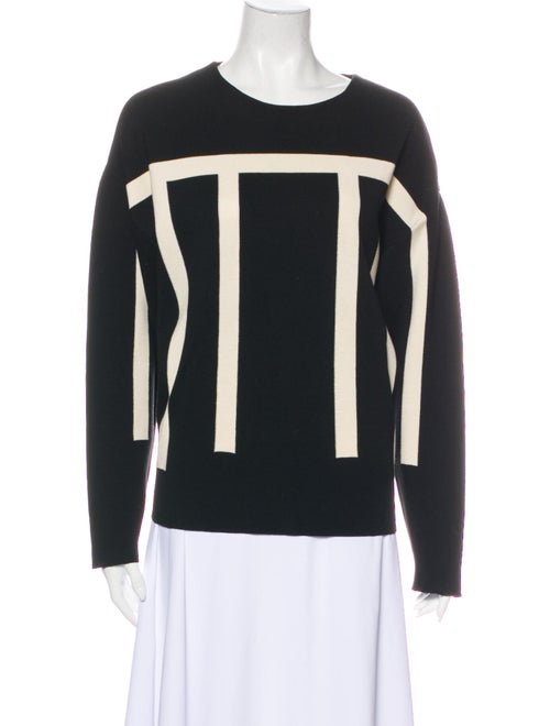 Chloé Virgin Wool Striped Sweater Wool