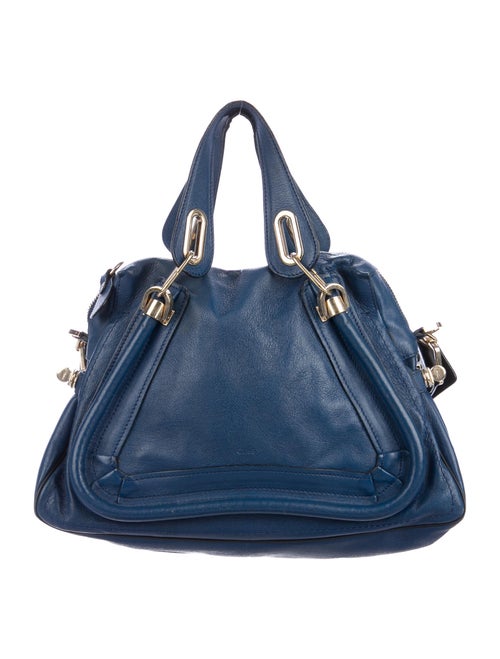Chloé Small Paraty Military Bag Blue
