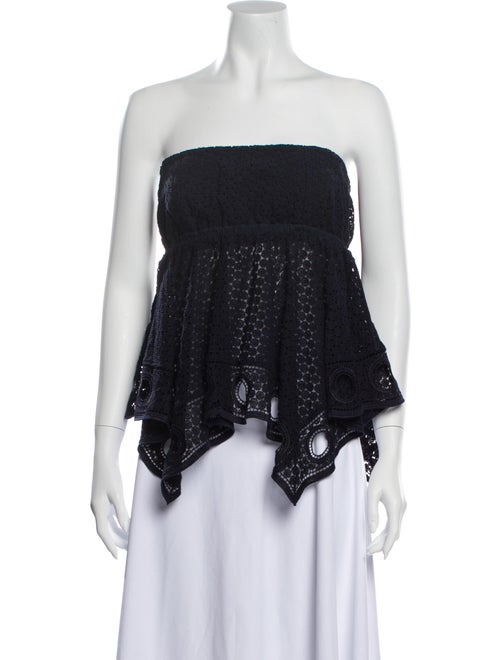 Chloé Strapless Top Black