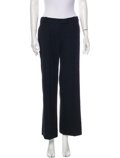 Chloé Wool Wide Leg Pants Wool