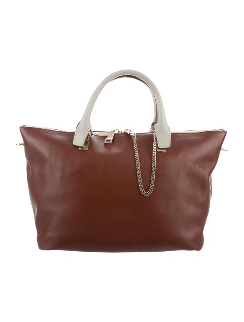Chloé Leather Baylee Tote Brown