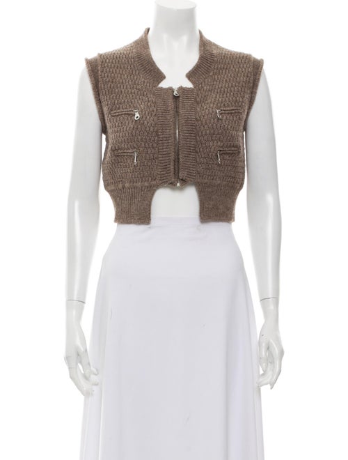 Chloé Wool Square Neckline Sweater Wool