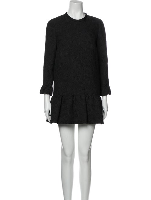 Chloé Silk Mini Dress Black