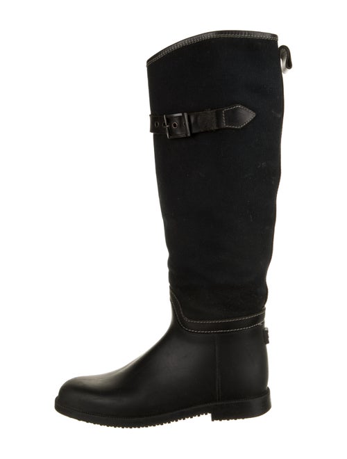 Chloé Leather Riding Boots Black
