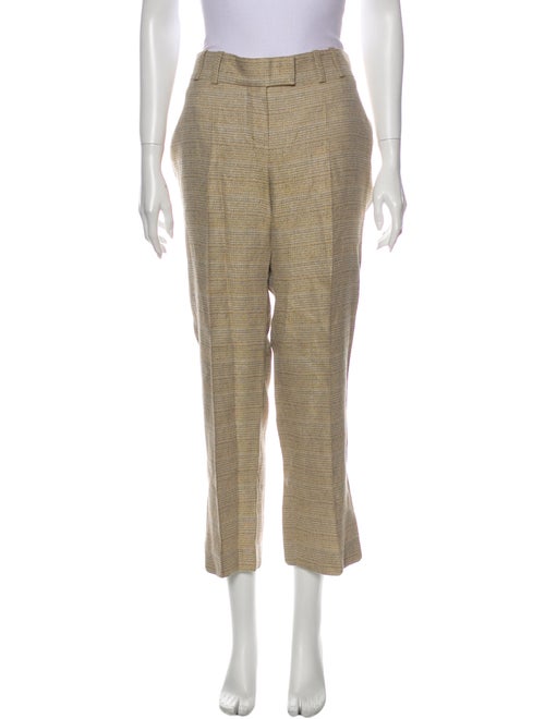 Chloé Tweed Pattern Wide Leg Pants