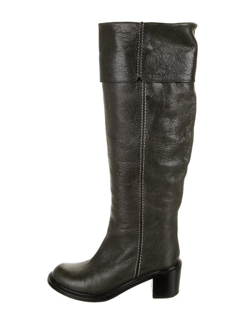 Chloé Leather Riding Boots Black