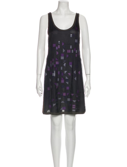 Chloé Silk Mini Dress Blue