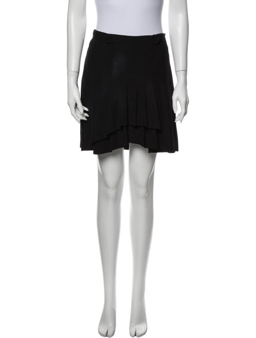 Chloé Silk Mini Skirt Black