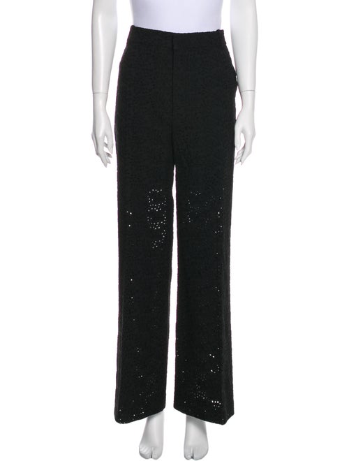 Chloé Wide Leg Pants Black