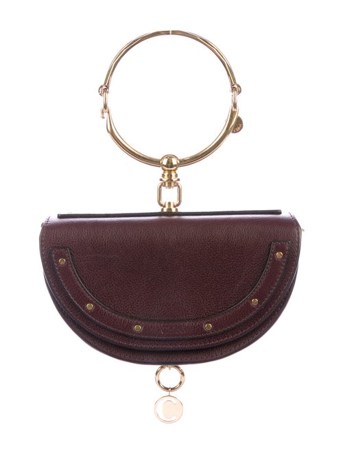 Chloé Small Nile Minaudière Bracelet Bag Purple