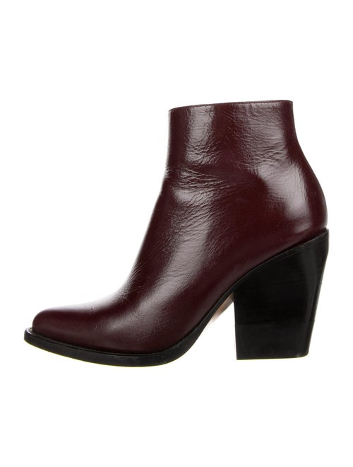 Chloé Leather Boots Red