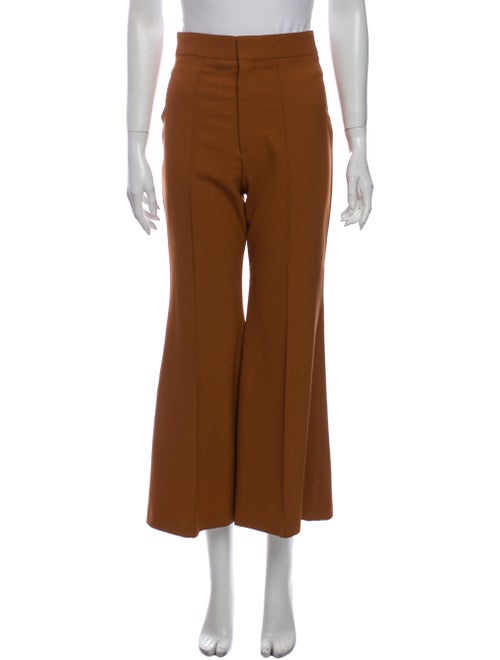 Chloé Wide Leg Pants Orange