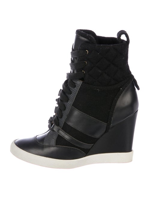 Chloé Lace-Up Boots Black