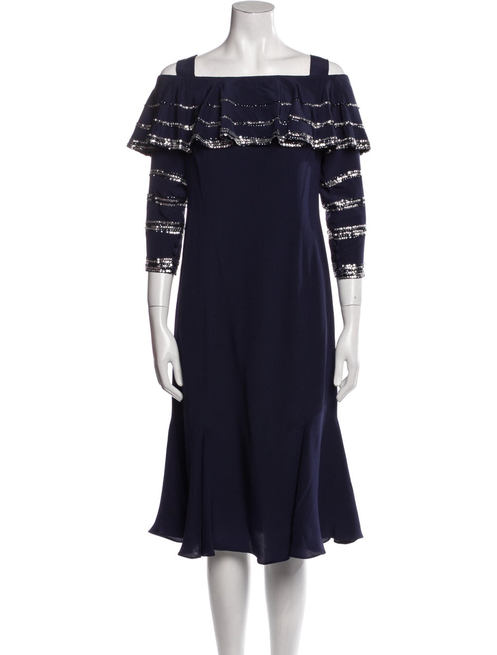 Chloé Off-The-Shoulder Midi Length Dress - image 1