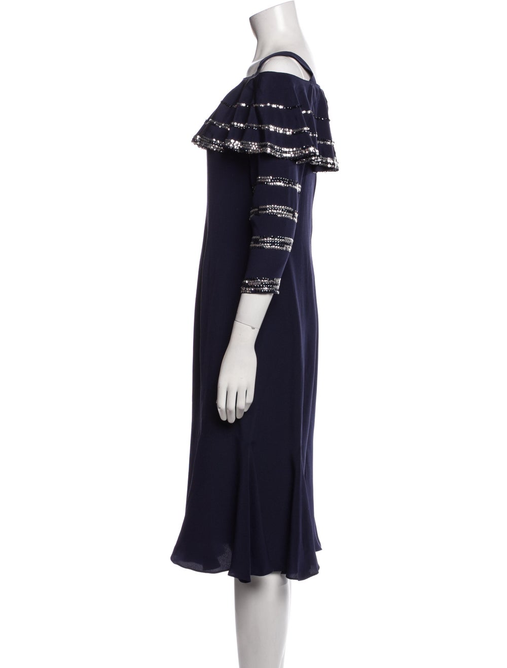 Chloé Off-The-Shoulder Midi Length Dress - image 2