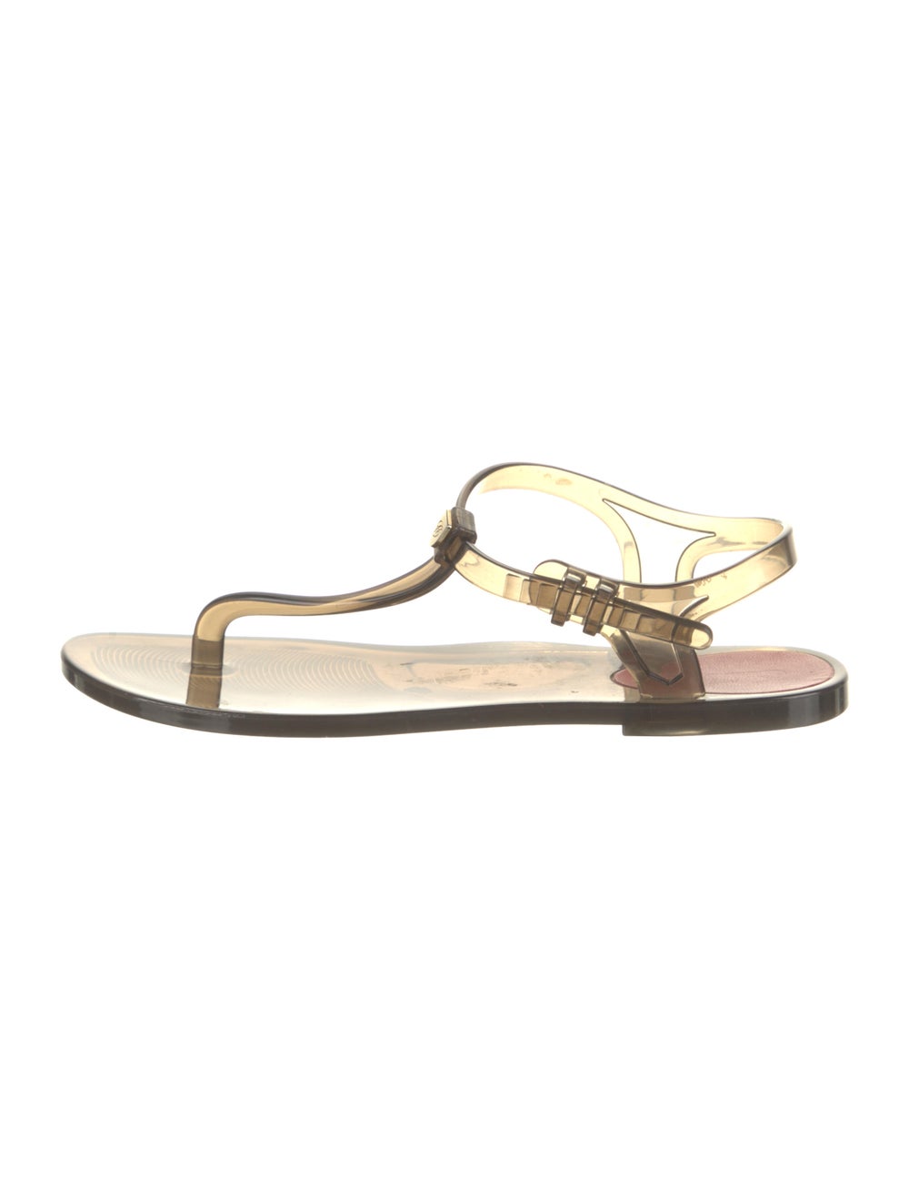 Chloé Rubber T-Strap Sandals - image 1