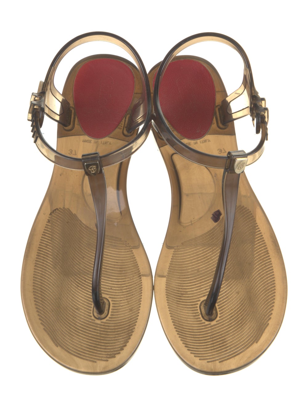 Chloé Rubber T-Strap Sandals - image 3