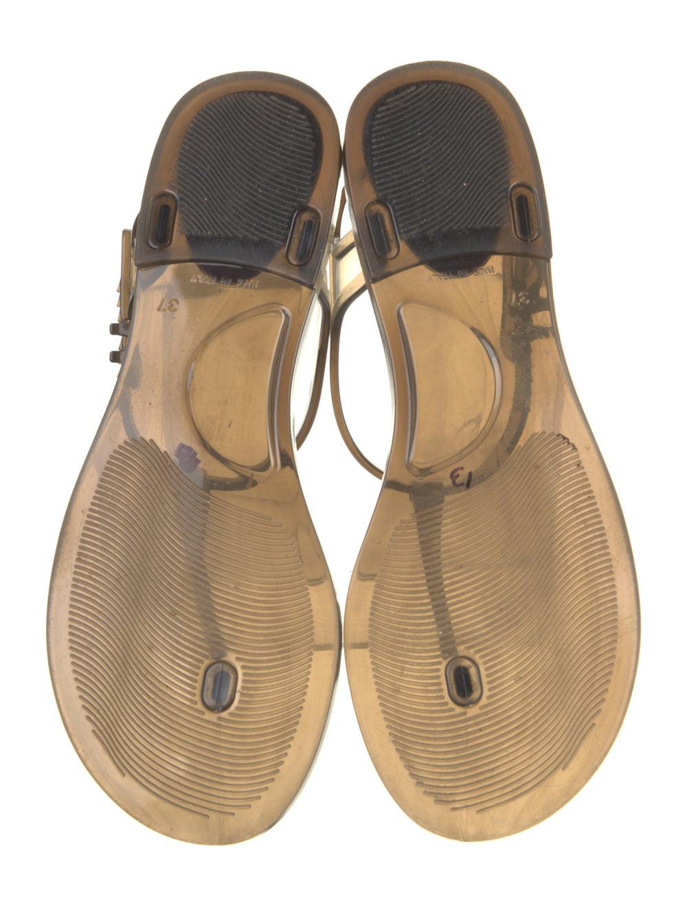 Chloé Rubber T-Strap Sandals - image 5