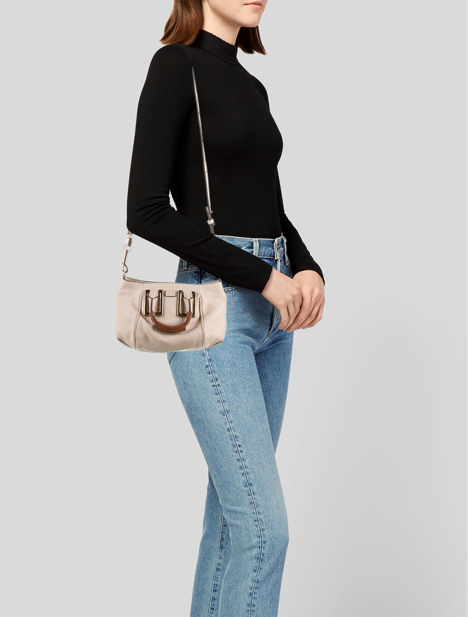 Chloé Mini Leather Top Handle Bag Pink Mini Bags, Handbags CHL222193 The RealReal