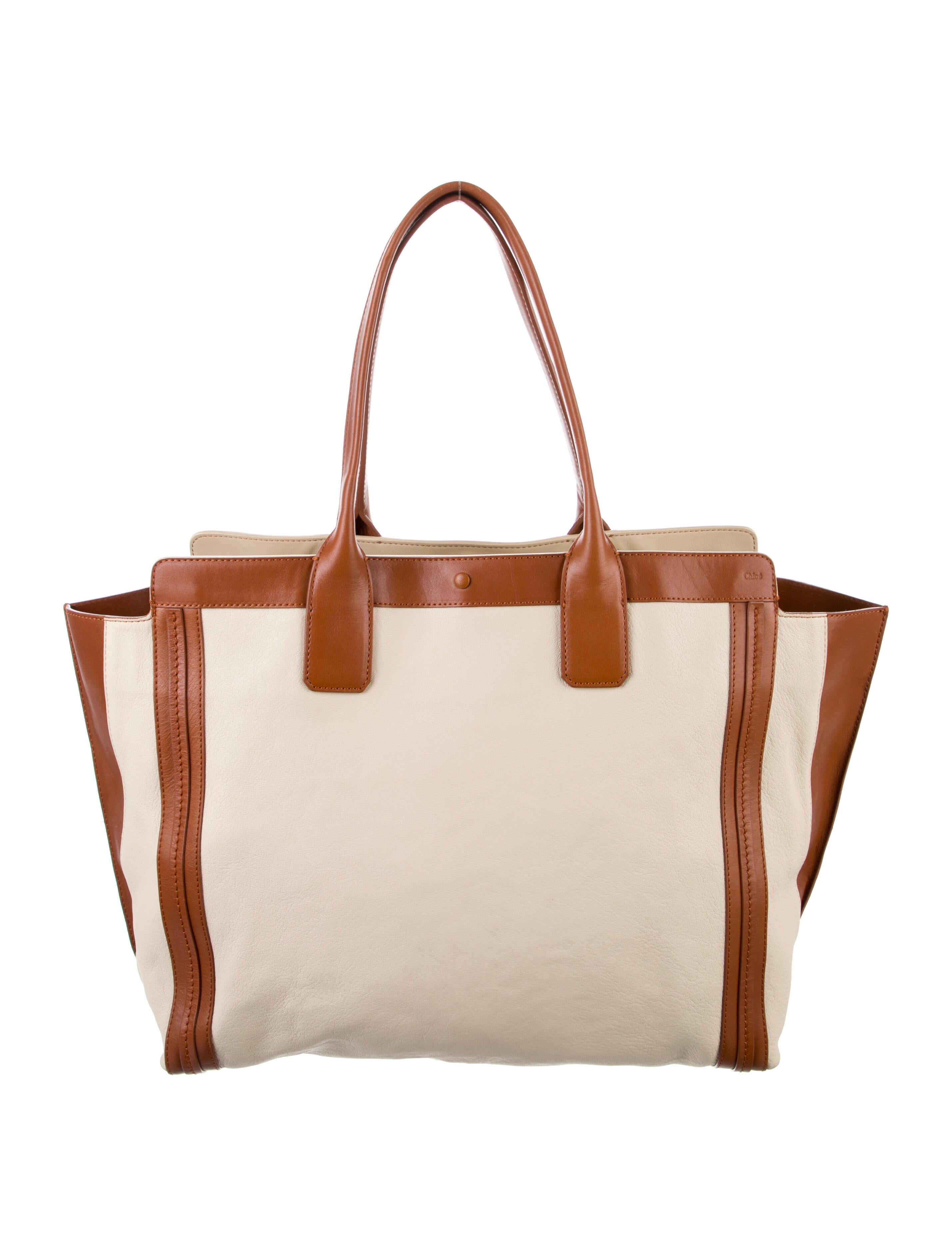 Chloé Allison East-West Leather Tote - Neutrals Totes, Handbags
