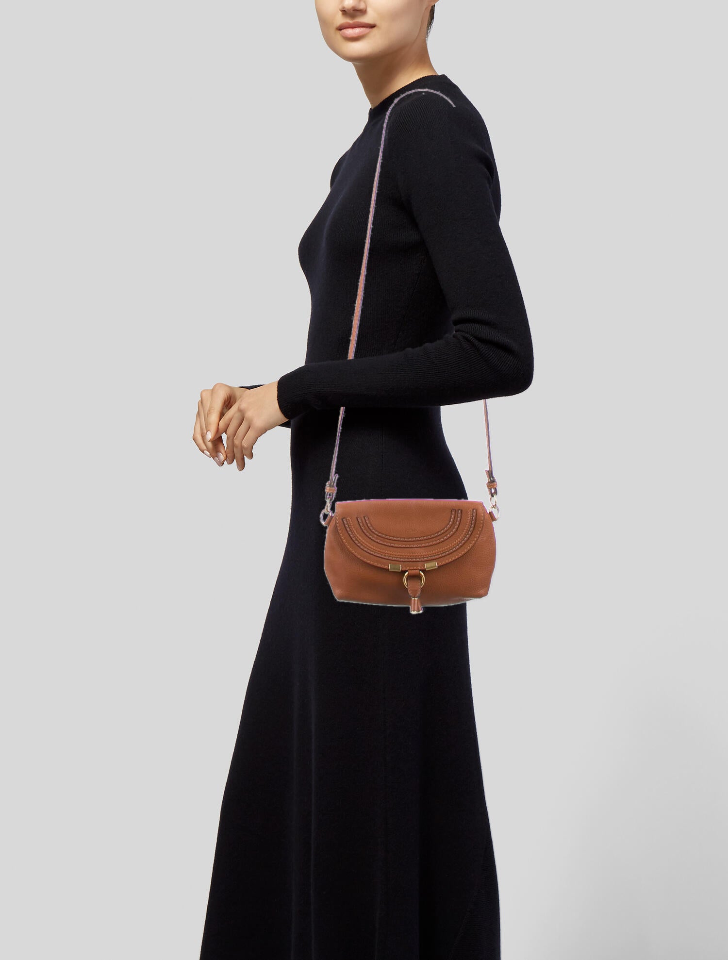 Chloé Leather Crossbody Bag Brown Crossbody Bags, Handbags