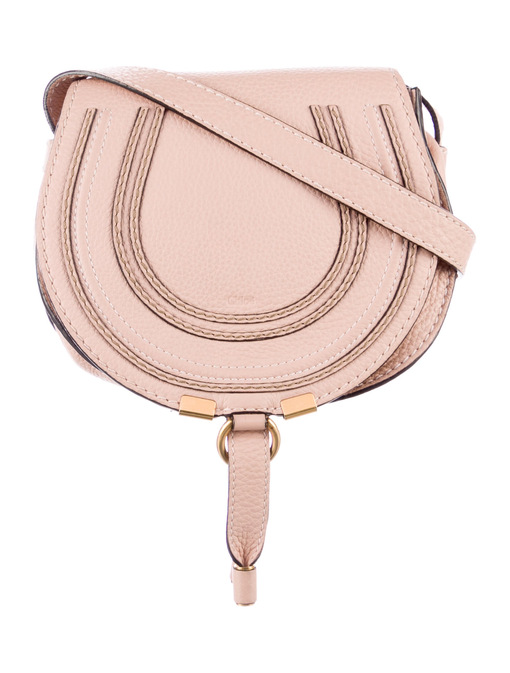 Chloé Embossed Mini Crossbody Bag Pink Crossbody Bags, Handbags CHL186377 The RealReal