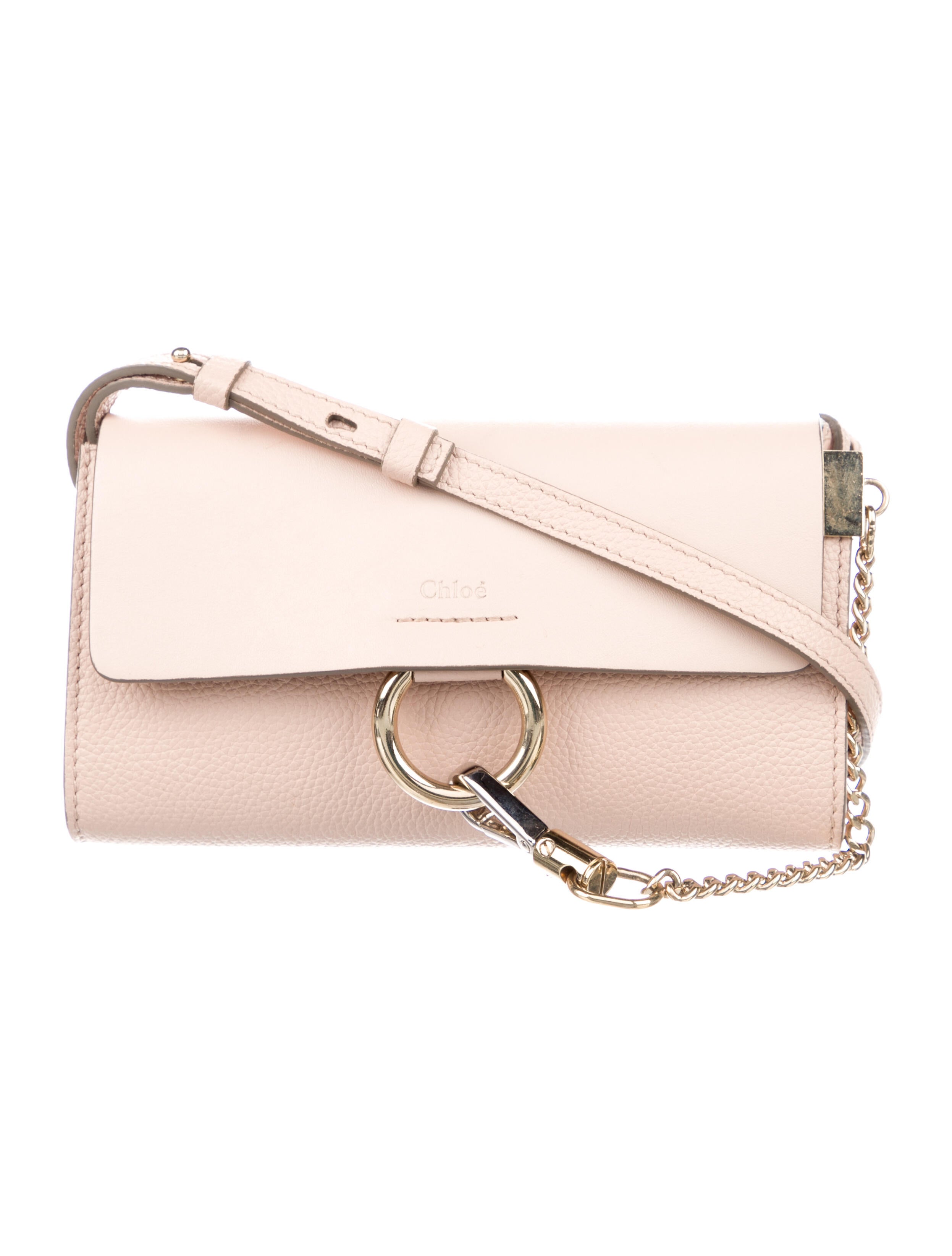 Chloé Embossed Mini Crossbody Bag Pink Crossbody Bags, Handbags CHL186377 The RealReal
