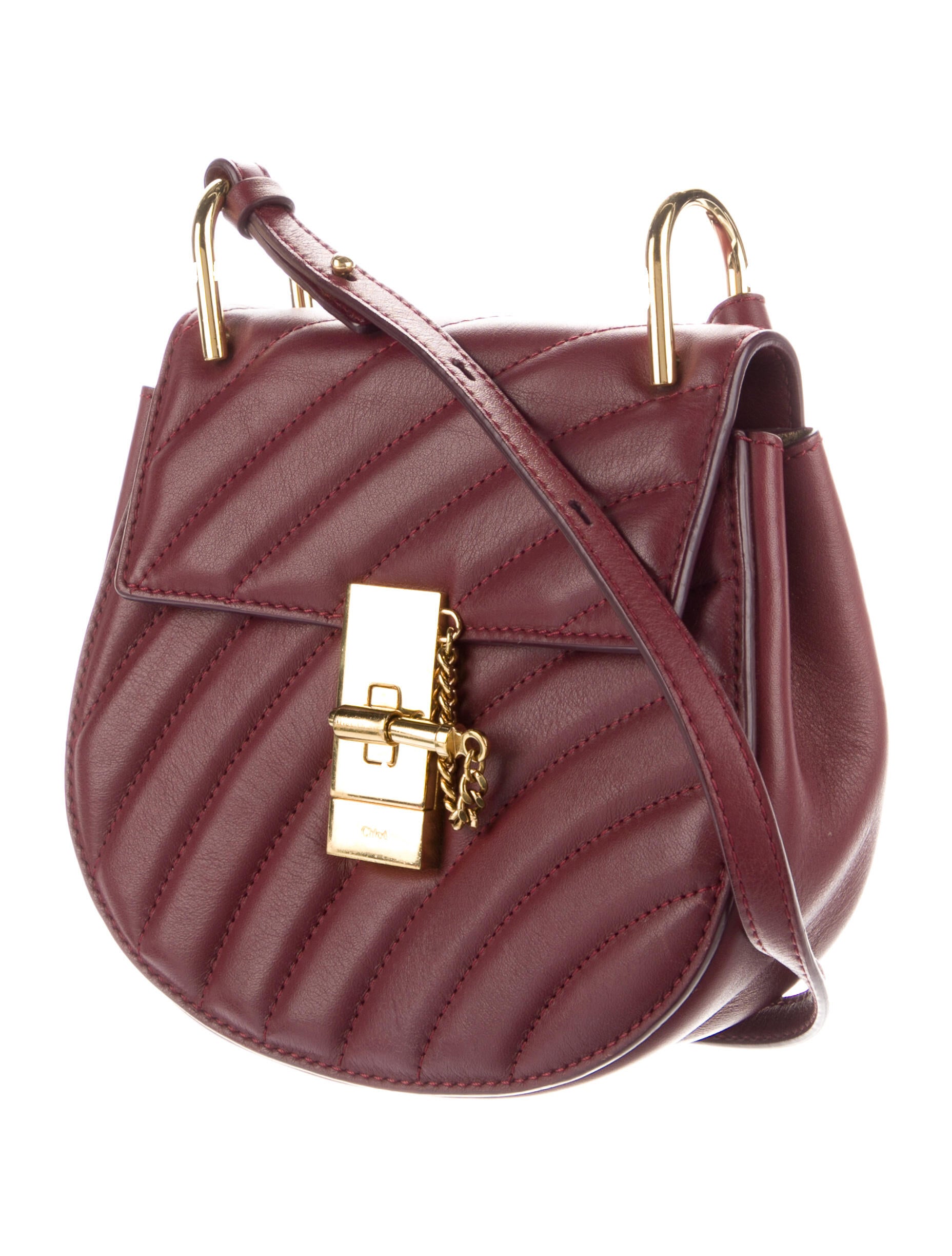 Chloé Drew Crossbody Bag Red Crossbody Bags, Handbags CHL225846
