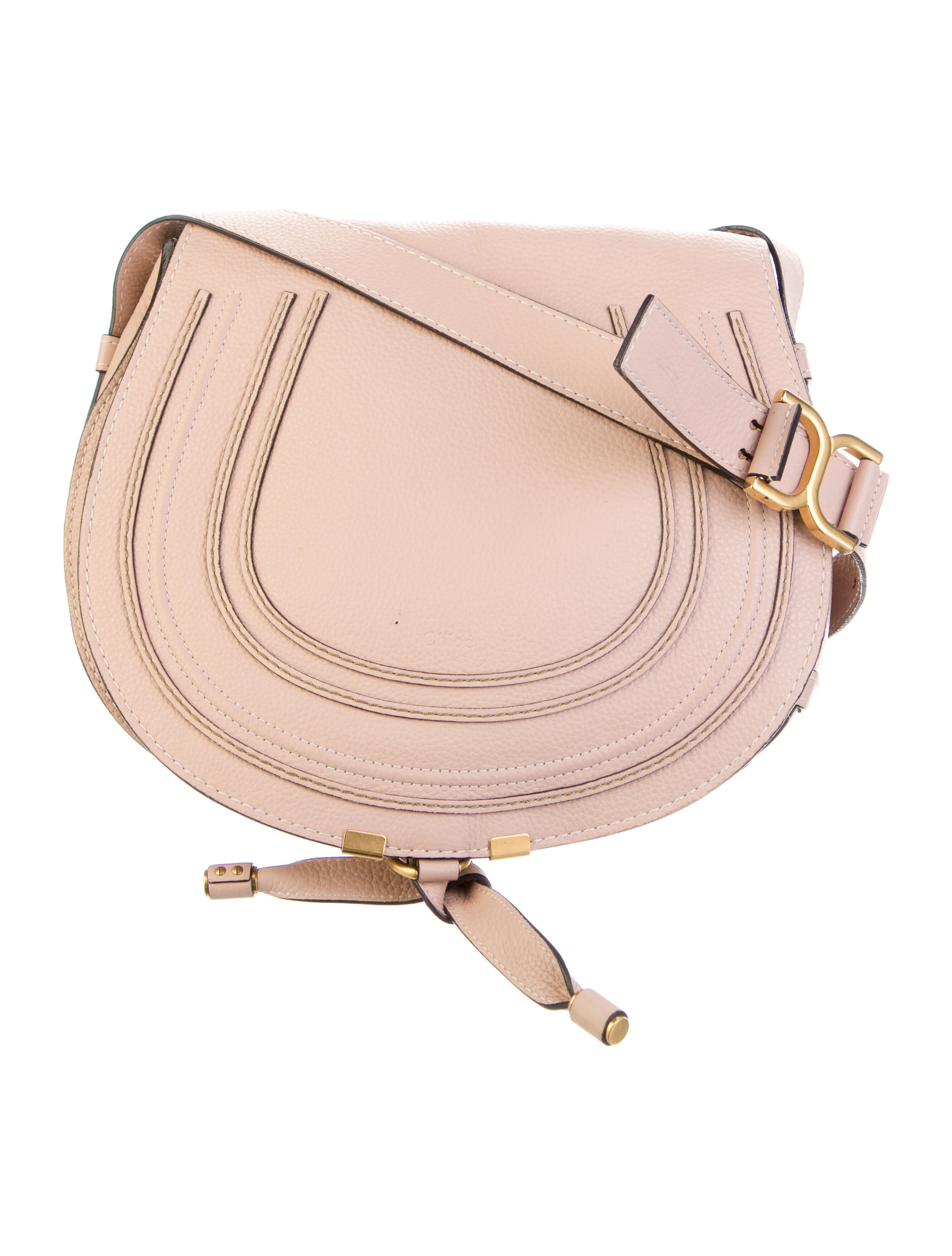 Chloé Embossed Mini Crossbody Bag Pink Crossbody Bags, Handbags CHL186377 The RealReal