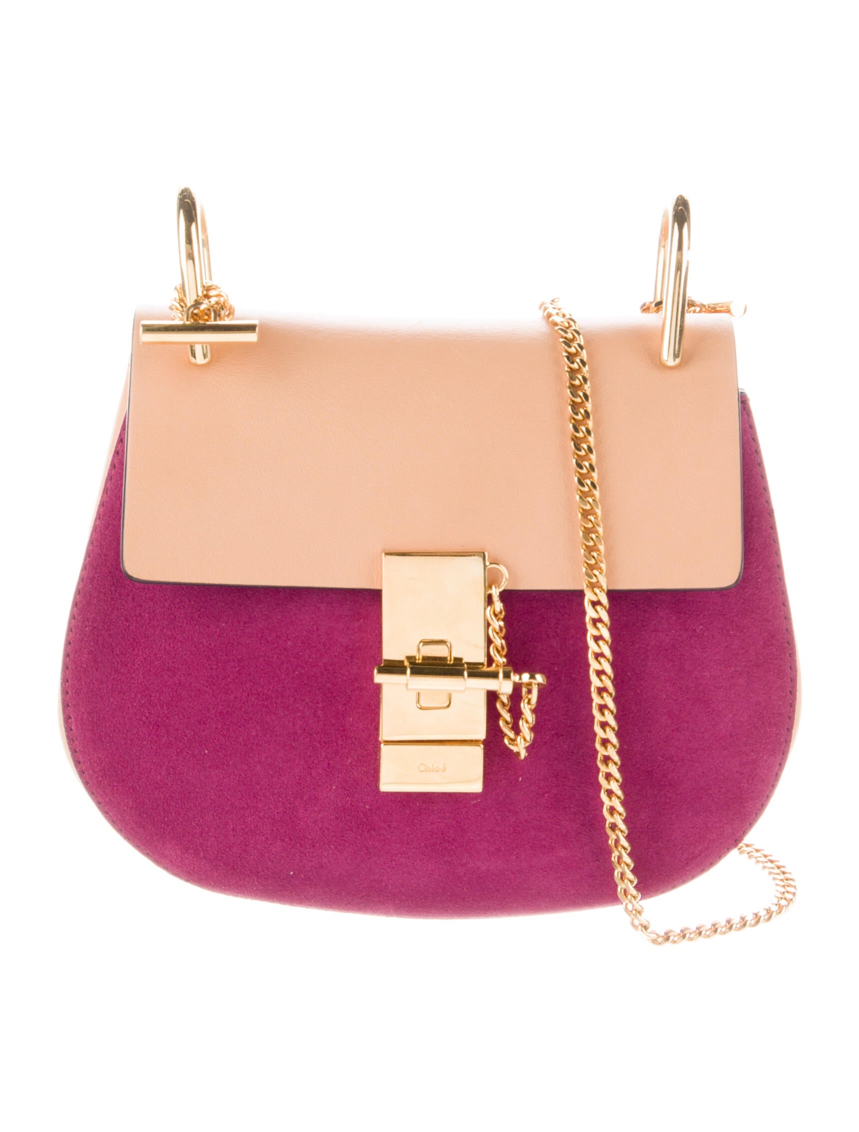 Chloé Drew Crossbody Bag Pink Crossbody Bags, Handbags CHL226742