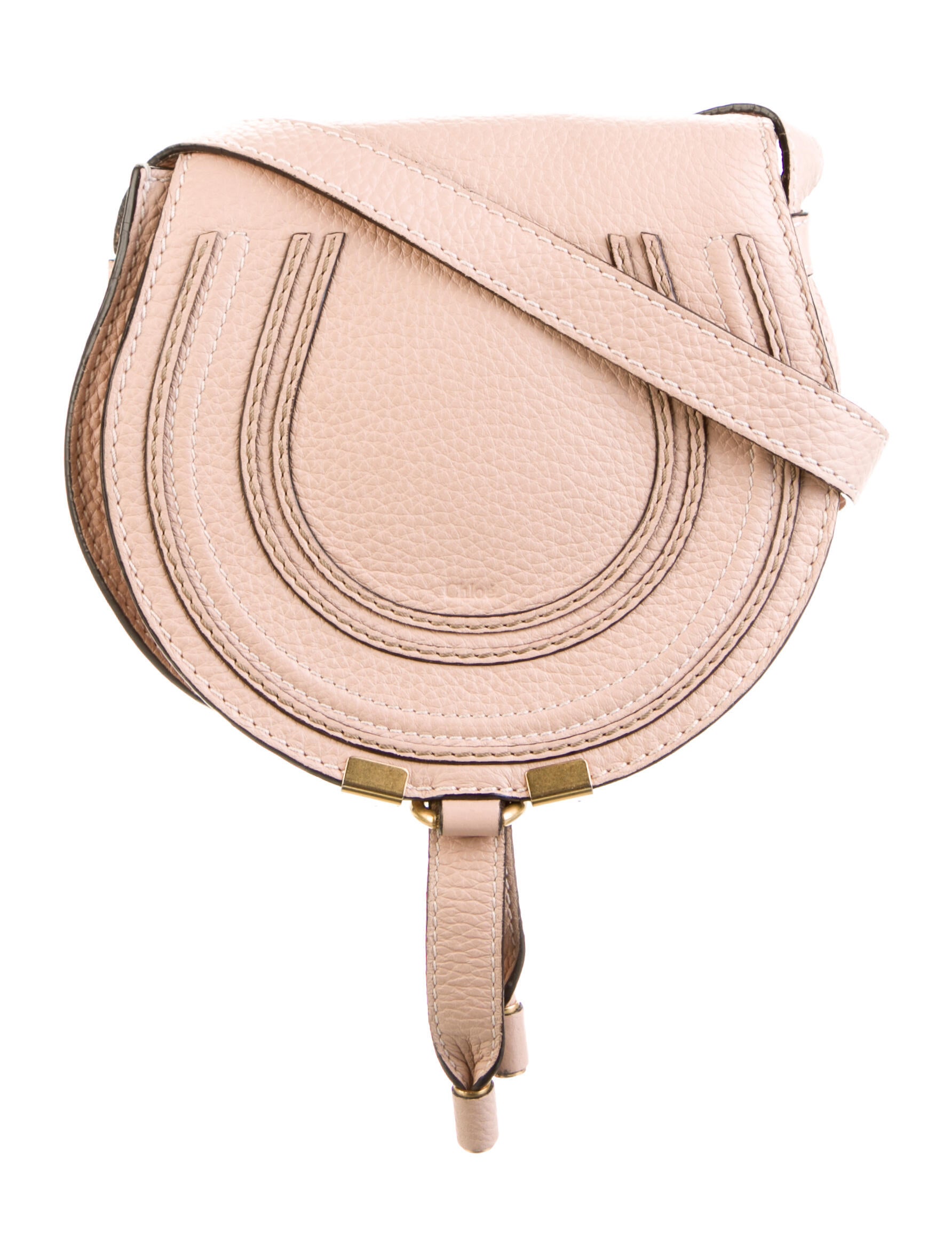 Chloé Small Marcie Crossbody Bag Pink Crossbody Bags, Handbags CHL228694 The RealReal