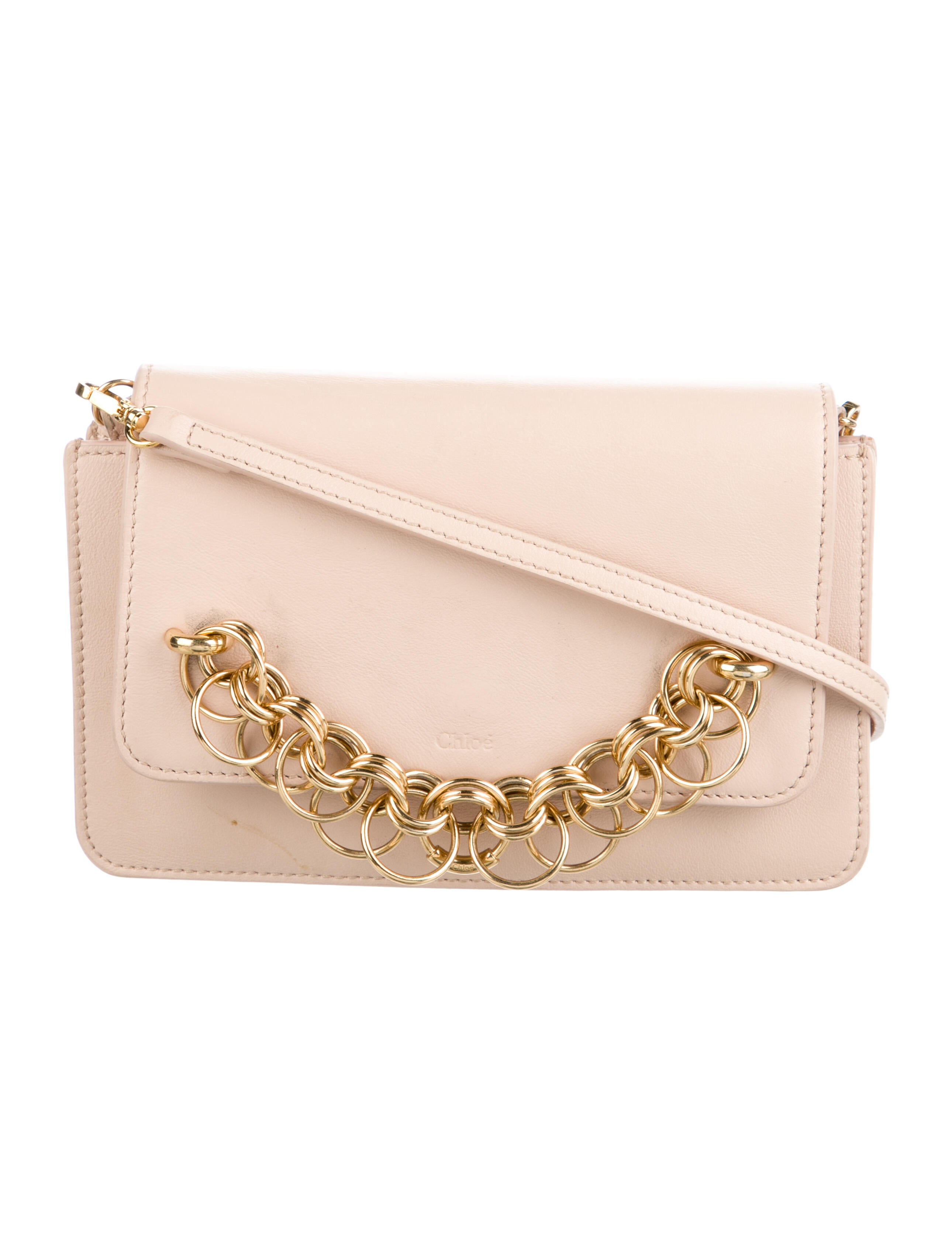 KieselsteinCord ChainLink Leather Crossbody Neutrals Crossbody Bags